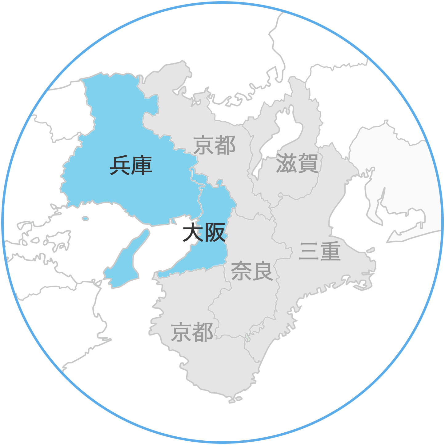 近畿地方地図